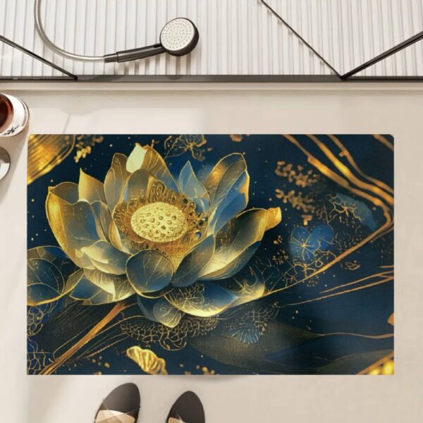 Water Printed Absorbent Non Slip Bathmat - Image 4