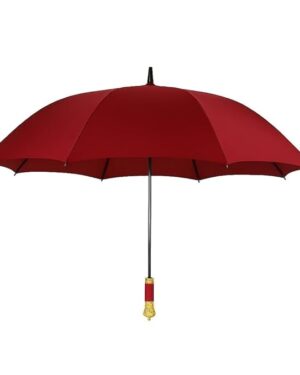 60inch Big Umbrella for Men Large Golf for Men & Women Automatic Open Small & Big Stick Crowm Windproof Heavy Duty UV Protection Rain with Stylish Handle (Red)