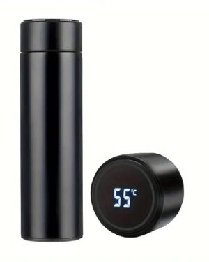 Stainless Steel Water Bottle with LED Temperature Display Water Bottle – 500ML Double Wall Vacuum Insulated Flask