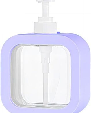 Outdoor Living Liquid Soap Dispenser for Bathroom Kitchen Accessories, Multipurpose Refillable Plastic Pump for Hand Wash, Dish Wash, Shampoo, Kitchen, Bathroom  Blue