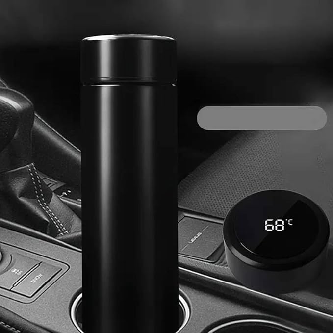 Stainless Steel Water Bottle with LED Temperature Display Water Bottle – 500ML Double Wall Vacuum Insulated Flask