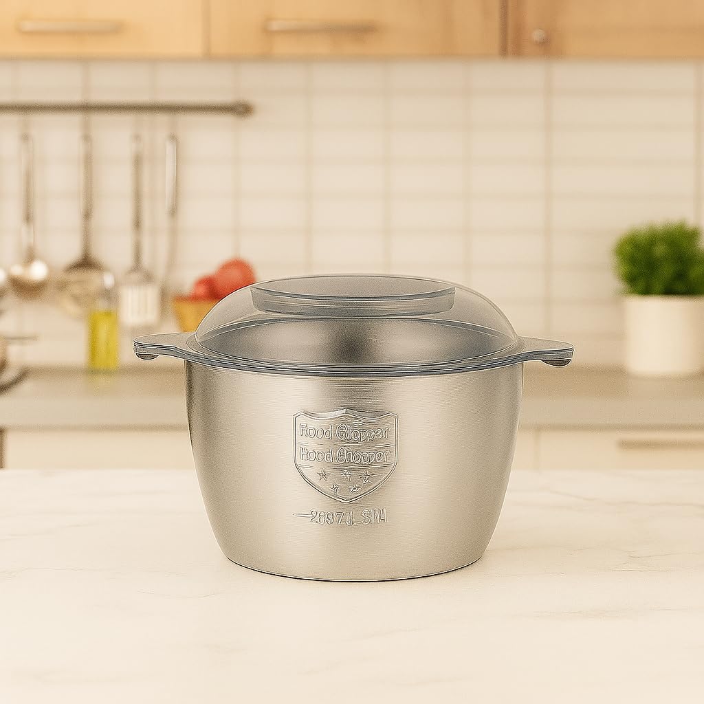 Grinders with Bowl Heavy for Kitchen Food Chopper | Meat Grinders | Vegetable Fruit Mixer Blender Chopper Juicer for Onion, Garlic Slicer Dicer, Fruit, Nuts Blender | 2 Speed Modes For Kitchen