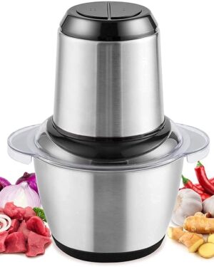 Grinders with Bowl Heavy for Kitchen Food Chopper | Meat Grinders | Vegetable Fruit Mixer Blender Chopper Juicer for Onion, Garlic Slicer Dicer, Fruit, Nuts Blender | 2 Speed Modes For Kitchen