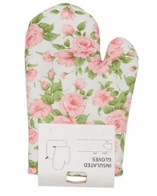 Heat Resistance & Cushioned, Checkered Designed Kitchen Oven Mitts Oven Gloves – Set of 2, Washable Microwave Mitts Premium European Quality, Perfect for Indian Kitchens