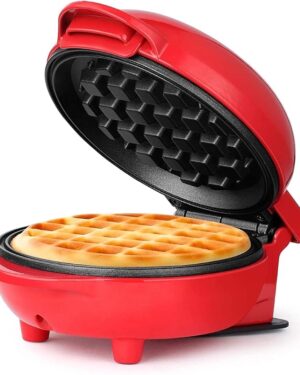 Mini Waffle Maker Machine 3 In 1 Waffle Iron Home Appliances Kitchen Easy To Clean, 4 Inch, Perfect For Breakfast, Dessert, Sandwich, Pan Cakes, Other Snacks - 350 Watts