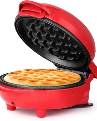 Mini Waffle Maker Machine 3 In 1 Waffle Iron Home Appliances Kitchen Easy To Clean, 4 Inch, Perfect For Breakfast, Dessert, Sandwich, Pan Cakes, Other Snacks - 350 Watts