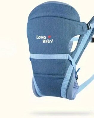 Baby Carrier Bag/Adjustable Hands Free, Baby sefty Belt/Child Safety Strip/Baby Sling Carrier Bag/Baby Back Carrier Bag (Navy Blue) (Light Blue)