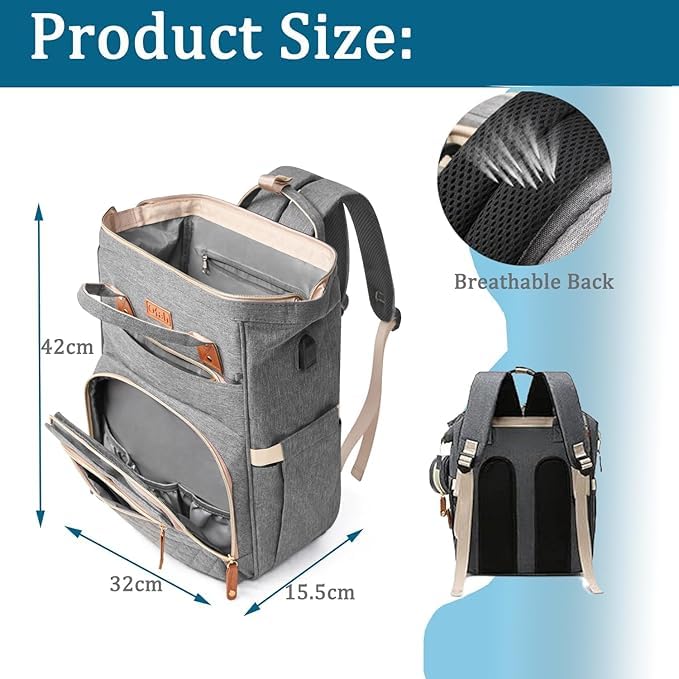 Multi Pocket Storage Bag Multipurpose Stylish Diaper Bag for Mothers Spacious & Durable Baby Care Organizer Lightweight & Travel-Friendly Hospital Maternity bag for newborn baby