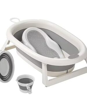 Baby Products New Born Bathtub Plastic Safety Bath Tubs Set Baby Bath Rack Household Baby Bathtub for Kids