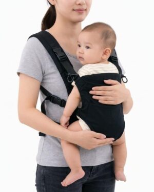 Baby Carrier Bag/Adjustable Hands Free, Baby sefty Belt/Child Safety Strip/Baby Sling Carrier Bag/Baby Back Carrier Bag (Navy Blue) (Black)