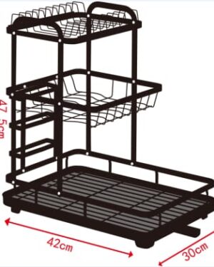 Kitchen Drain Rack | Sink Dish Drying & Storage Rack